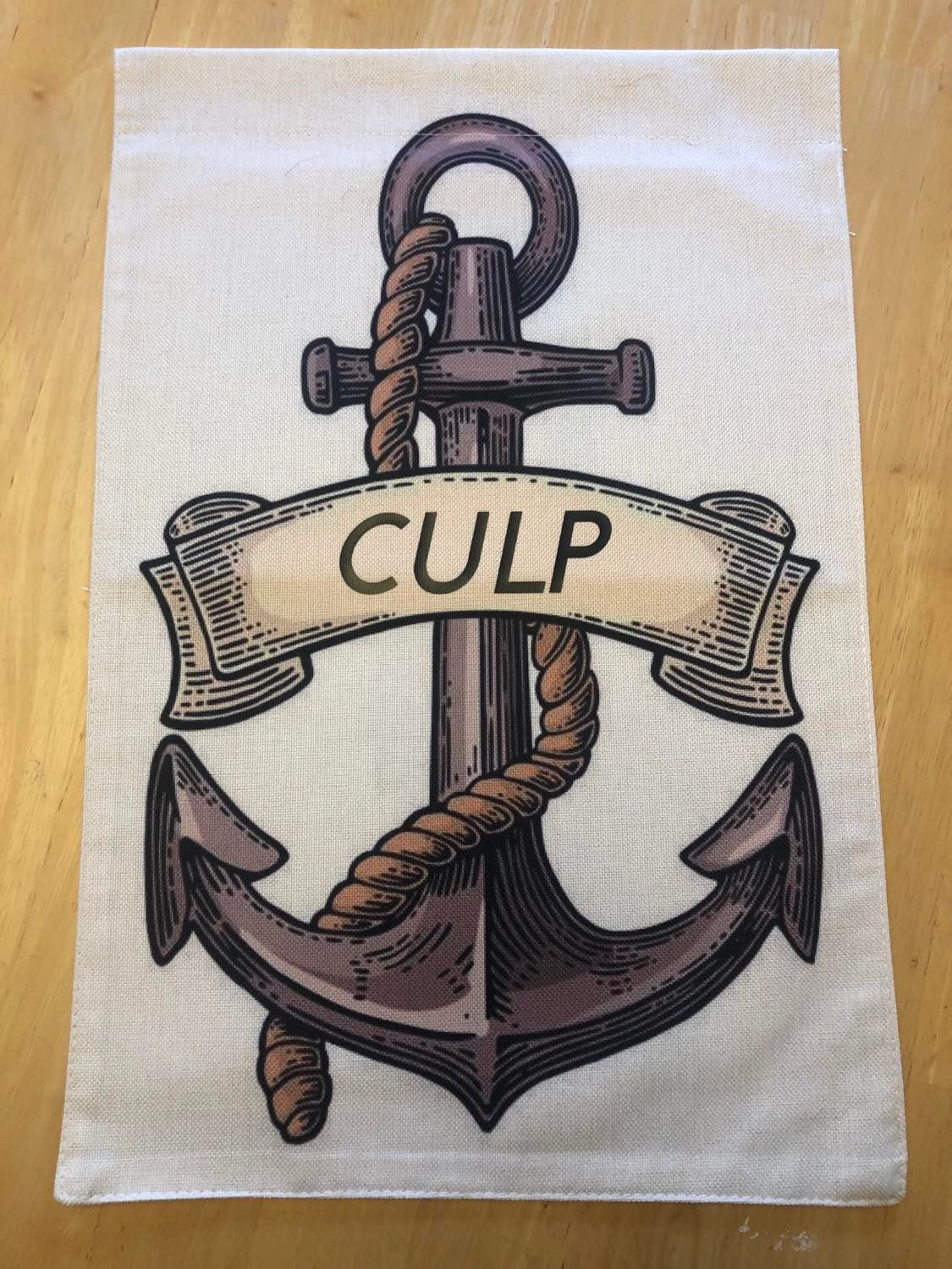 Personalized Anchor Garden Flag