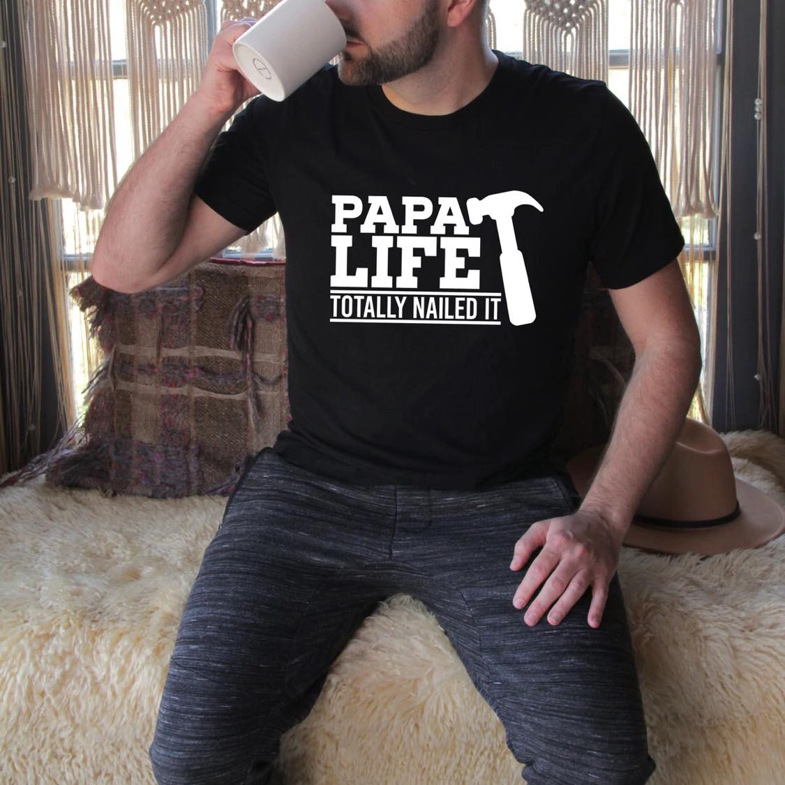 PAPA LIFE Totally Nailed it Tee