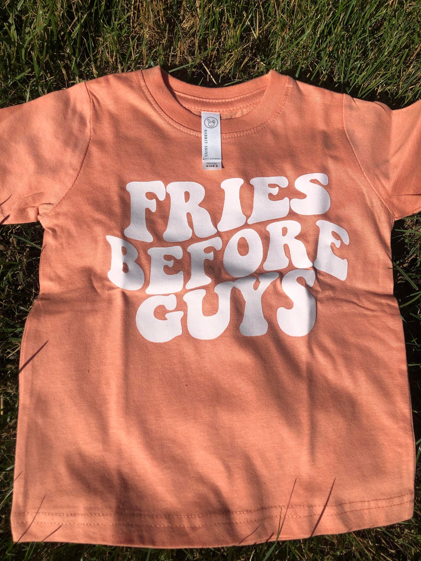 Children's Fries Before Guys Toddler Graphic Tees