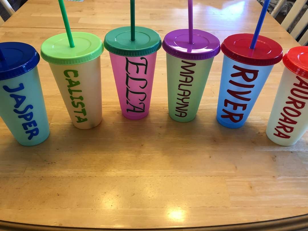 Color Changing Personalized Cups