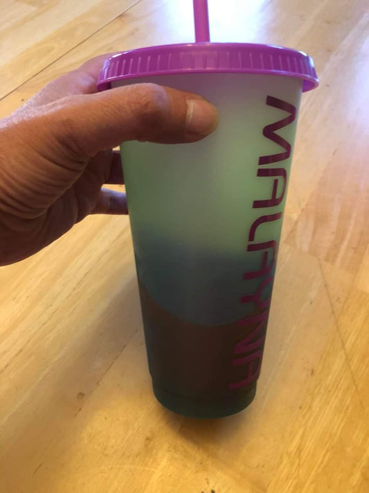 Color Changing Personalized Cups